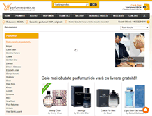 Tablet Screenshot of parfumexpress.ro